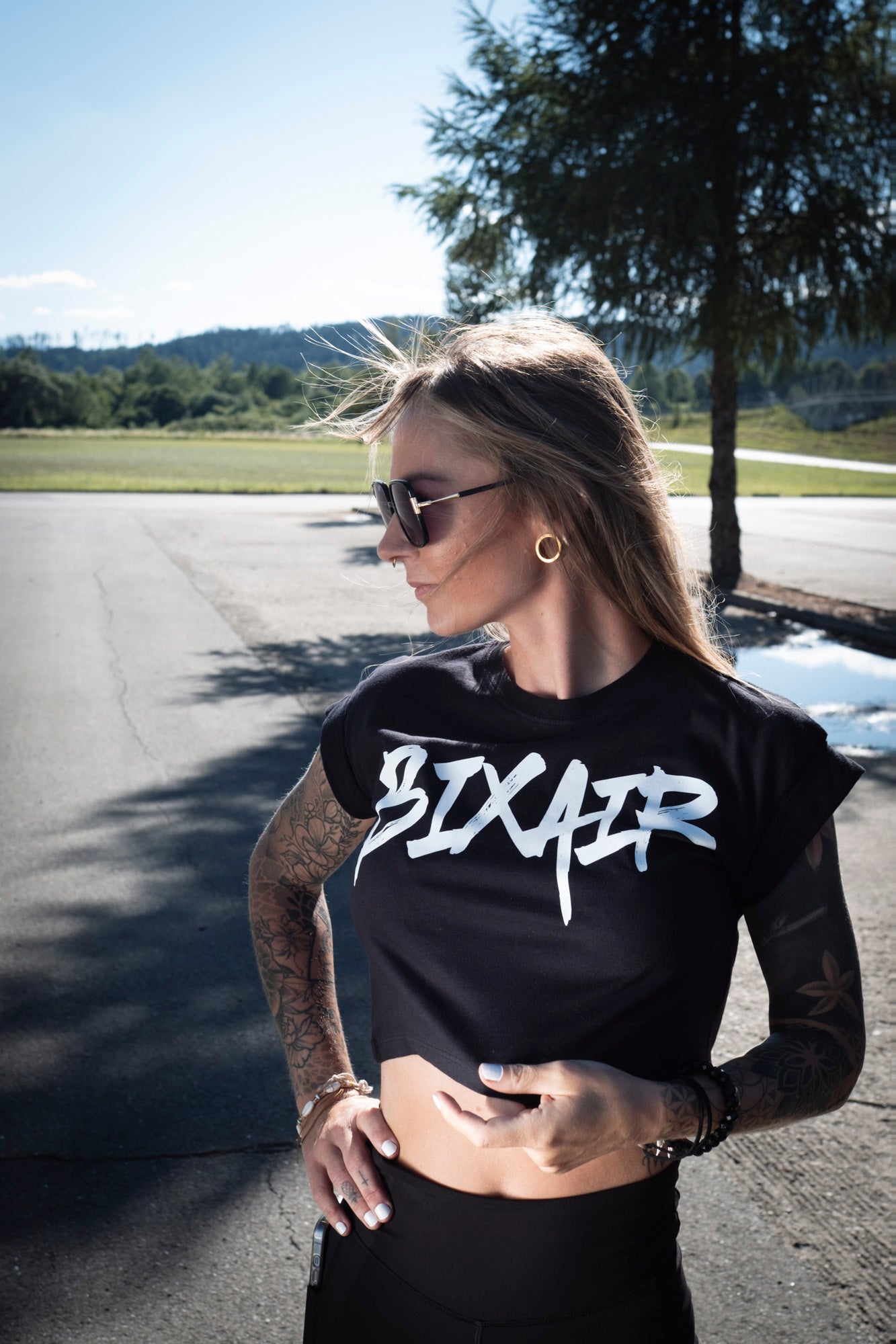 Bixair® Crop Top black