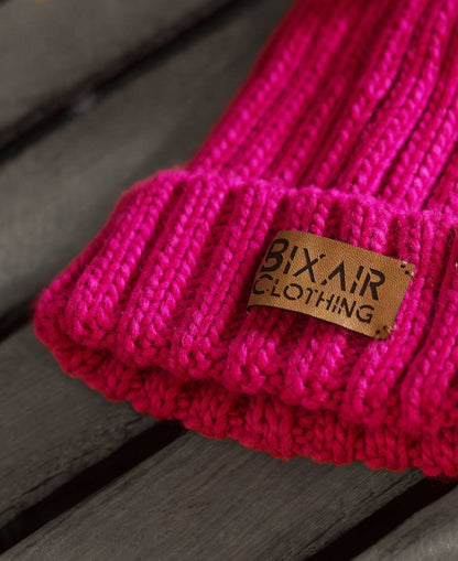 Bixair® Bommel Mütze Fuchsia